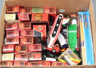A collection of Matchbox Yesteryear model cars and other model cars  
