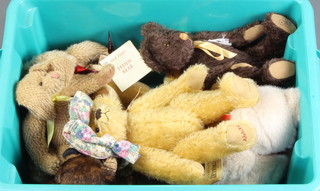 Four Cambrian bears, 2 Merrythought bears, 2 Russ bears and a Violet Elizabeth bear 
 

