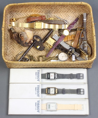 A quantity of wristwatches etc 