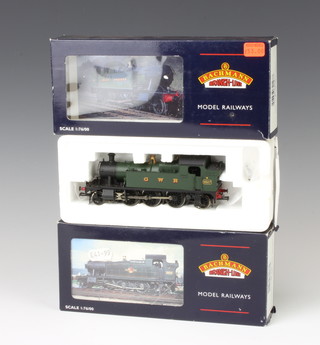 An OO gauge  Bachmann branch line 32-136 Prairie tank engine together with a 32-127A tank engine, both boxed  