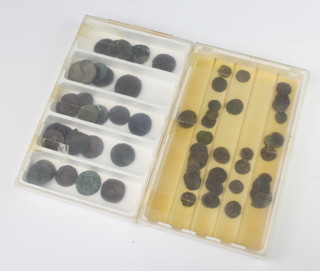 A quantity of Roman and other coins