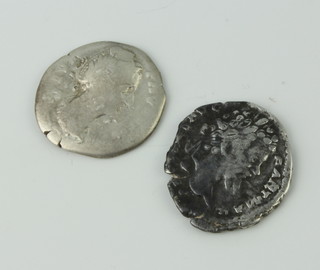 Two silver dinares 