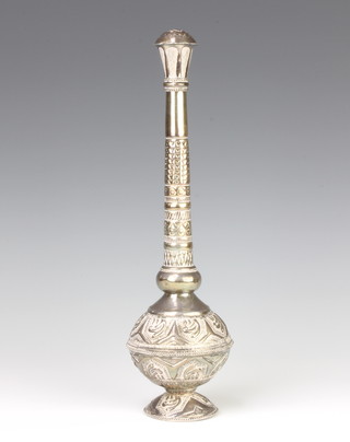 A Continental repousse silver rose water sprinkler 160 grams 27cm 