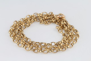 A 9ct yellow gold necklace 5.5 grams 