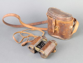 A pair of C P Goerz German binoculars marked Traieder Bincole 