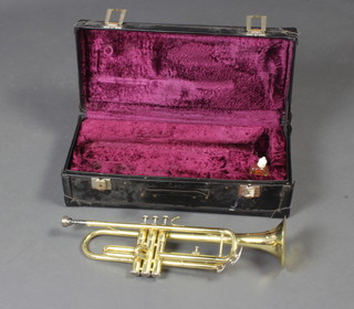 A Jupiter brass trumpet no. 409142 
