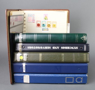 Six albums of mint and used world stamps including Norfolk Island, British Guiana,  Hong Kong, Australia state department, British Honduras and Malawi