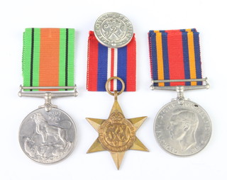 A Second World War medal group comprising Defence medal, War medal and Burma Star in original posting box