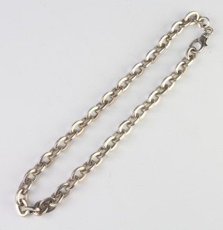 A stylish silver necklace 160 grams 