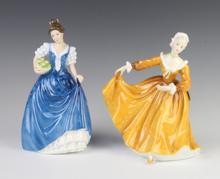 Two Royal Doulton figures - Helen HN3601 20cm and Kirsty HN2381 20cm 