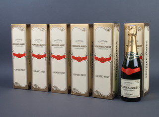 Six bottles of Perrier-Jouet champagne  