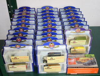 54 various Oxford diecast models and a Yorkshire Tea model 