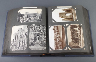 An album of black and white postcards of Cathedrals - Ashbourne, Bangor, Bath, Birmingham, Brecon, Bristol, etc  