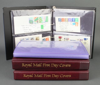Four albums of GB first day covers 