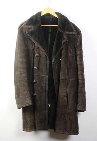 A gentleman's double breasted pig skin coat by Borg