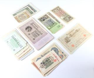 A quantity of European bank notes 