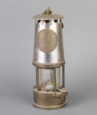 A miners Protector type 6 safety lamp 