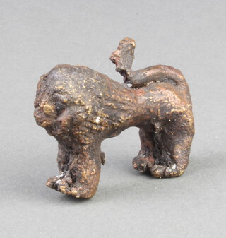 A bronze figure of a standing lion 3cm x 5cm 