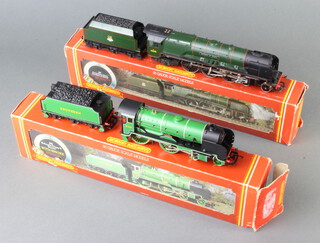 A Hornby OO gauge locomotive and tender R.262 British Railway Cornish Class Duchess of Atholl and 1 other Southern Railways Schools Class V Stowe 