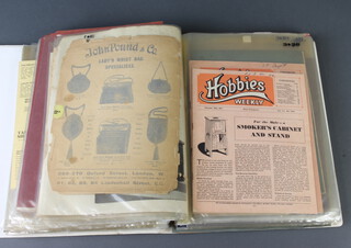 A loose leaf album of programmes and ephemera of local and national interest