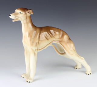 A Melba Ware figure of a greyhound 30cm 