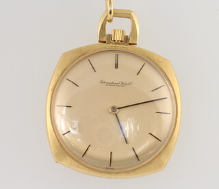 A gentleman's 18ct yellow gold International Watch Company dress watch, 32mm 
