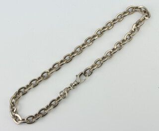 A silver necklace 160 grams