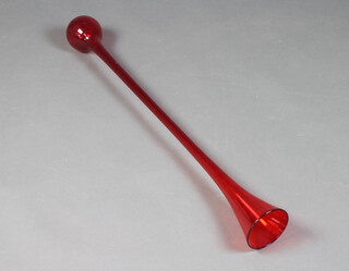 A red glass yard of ale 
