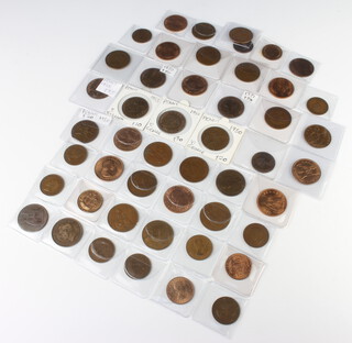 A quantity of George VI and Elizabeth II half pennies and pennies 
