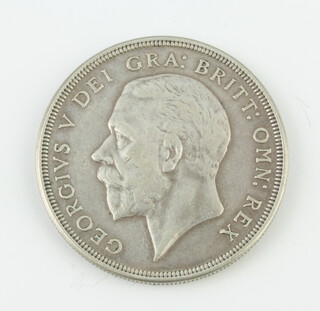 A George V proof crown 1931 with King George V modified bare head, the reverse with crown and date in wreath 