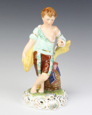 A Royal Crown Derby figure - Summer LX11 decorated by S P Slack 22cm  