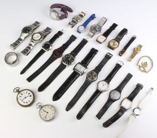 A collection of minor wristwatches and 2 pocket watches