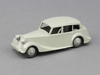 Dinky, a 1948-49 Triumph 1800 saloon in mid grey with grey hubs
