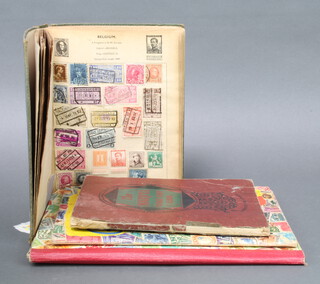 An Improved stamp album of used GB and World stamps, a Marvel album, a Gay Venture album and The New Victory stamp album 