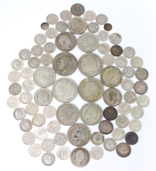 A quantity of pre 1947 UK coinage 240 grams 
