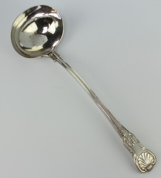 A Victorian silver Kings pattern ladle, London 1841, 340 grams 