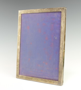 A rectangular Sterling silver photograph frame 32cm x 25cm  