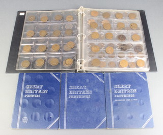 An album of GB copper coins