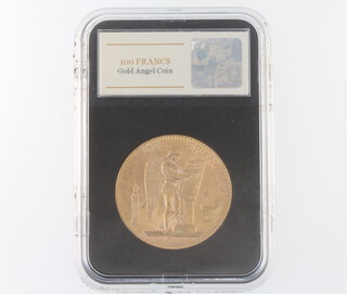 A 100 franc gold angel 1910  