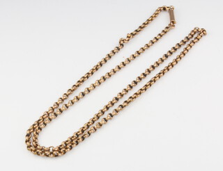 A 9ct yellow gold chain 4.6 grams, 45cm 