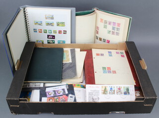 A Simplex Junior album of used Commonwealth stamps - Newfoundland, Kenya, Nigeria, Northern Rhodesia, Sierra Leone, album of mint Kenya stamps, album of first day covers, loose stamps etc 
