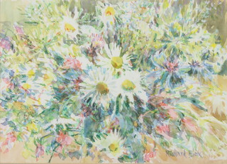 Richard Box (b.1943), watercolour signed, study of flowers 23cm x 32cm 