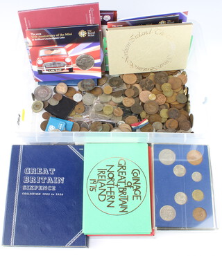 A collection of commemorative and uncirculated coins 
