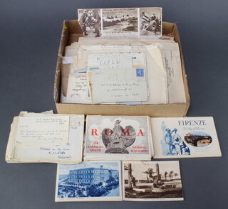 A collection of ephemera, letters and postcards relating to the Second World War 