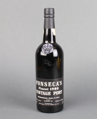 A bottle of 1980 Fonseca's Finest 1980 vintage port 