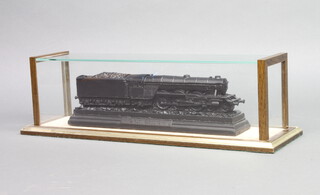 A coal model of The Flying Scotsman 7cm x 28cm x 7cm 