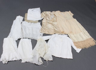A child's silk dress, petticoat, silk shawl, etc 