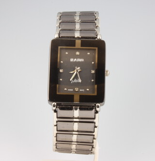 A gentleman's steel cased Rado Jubile wrist watch 