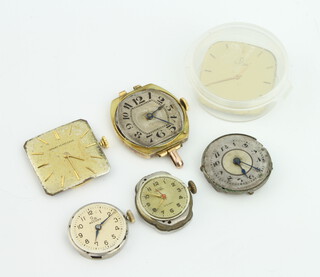 A collection of watch movements 