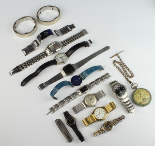 A silver watch Albert 25.3 grams and minor wristwatches 